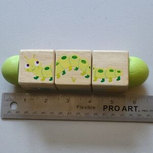 Wooden Montessori Style Spinner Puzzle Cube Fidget Busy Learning Toy